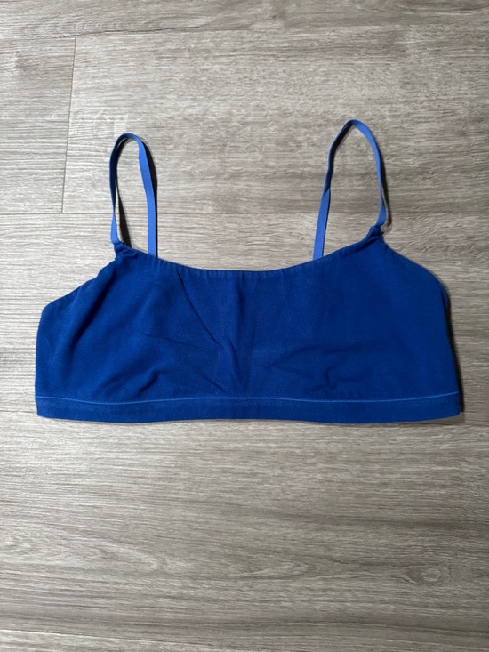 SKIMS Other - SKIMS Cotton Jersey Scoop Bralette — Cobalt